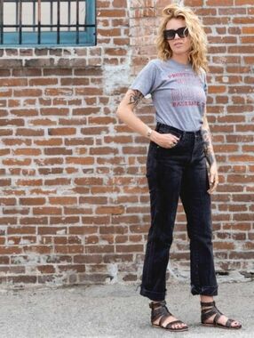 Bed Stu Artemis Leather Sandals Gladiator Flats Zip Up Black Tanned Handmade 10